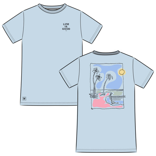 Women's Palm Bluff Beach Short Sleeve Crusher Tee