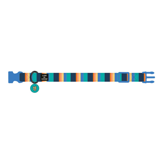 Stripey Rocket Dog Collar