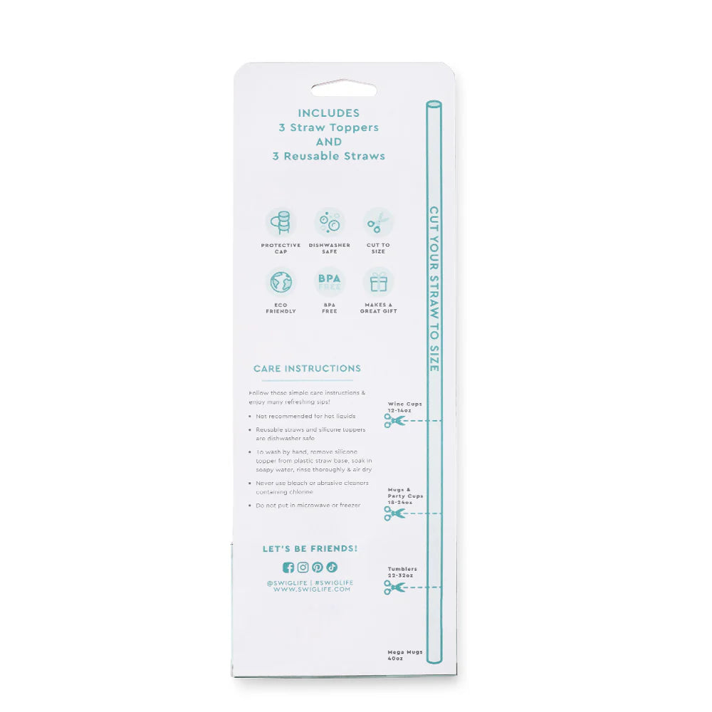 Swig-Straw Topper Set