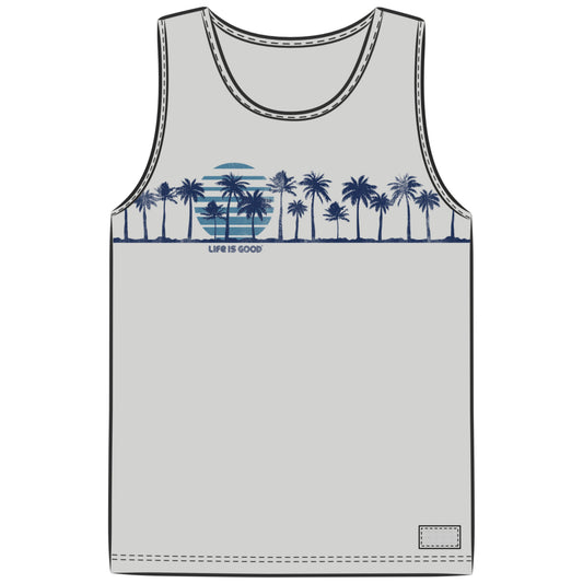 Men's Retro Sun Palm Landscape Crusher-LITE Tank