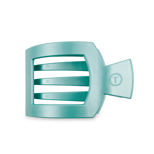Totally Turquoise  Flat Square Hair Clip