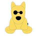 Rocket Plush Dog Toy