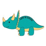 Triceratops Plush Dog Toy